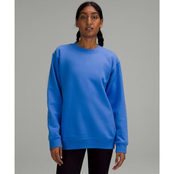 Lululemon All Yours Crew Fleece Blue Nile - 4 - Picture 1 of 5